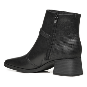 BOTIN MUJER PEGADA CUERO VESTIR PRETO 282355-04