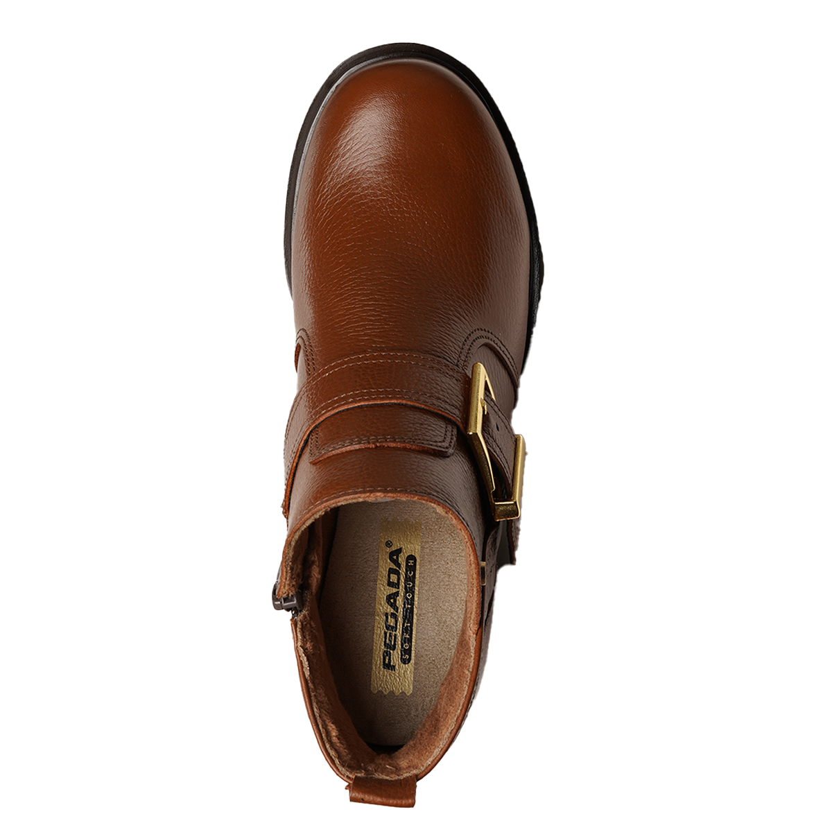 BOTIN MUJER PEGADA CUERO VESTIR TERRACOTA 282604-03