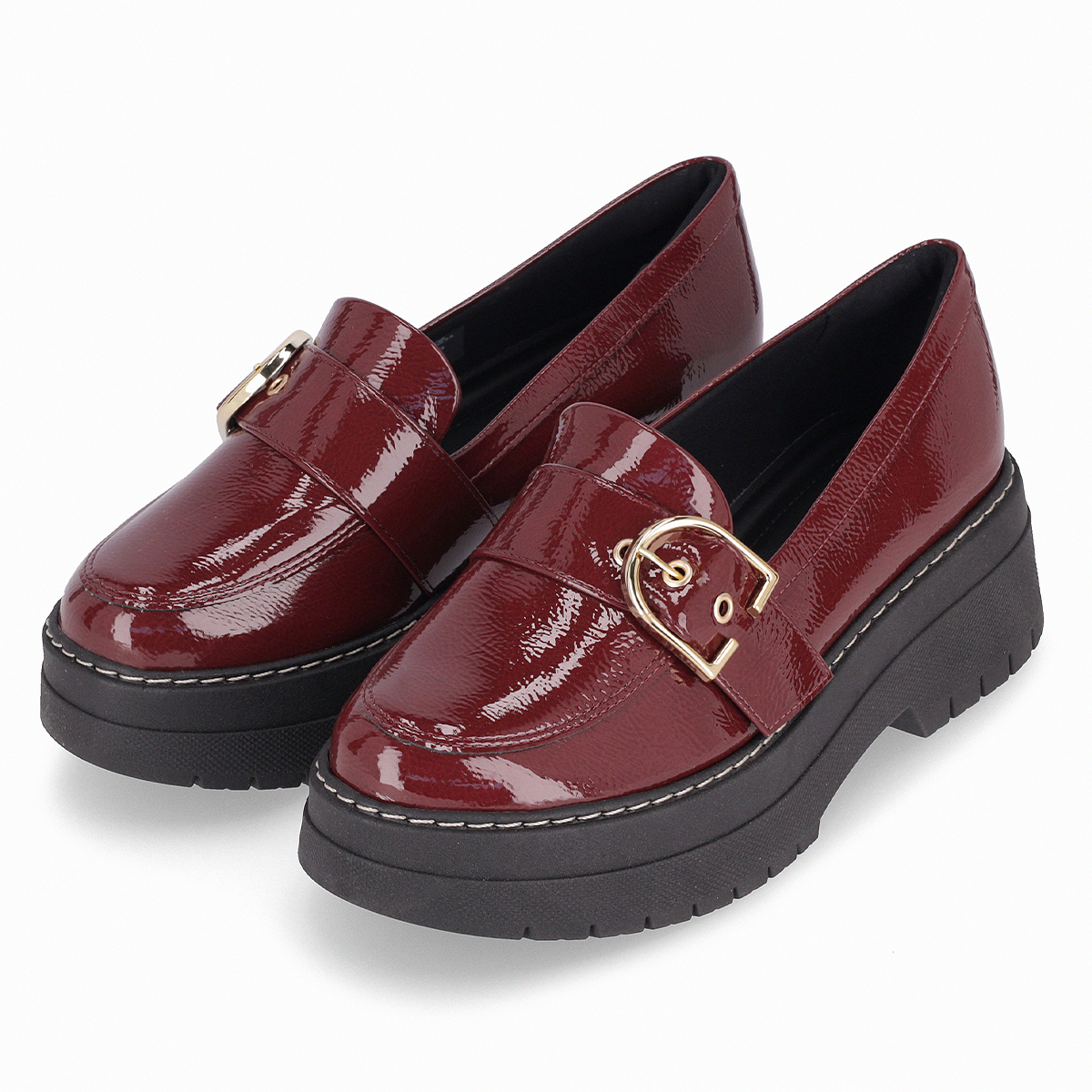 MOCASIN MUJER PICCADILLY BURGUNDY 31801600000001