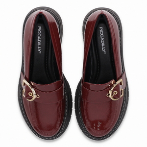 MOCASIN MUJER PICCADILLY BURGUNDY 31801600000001