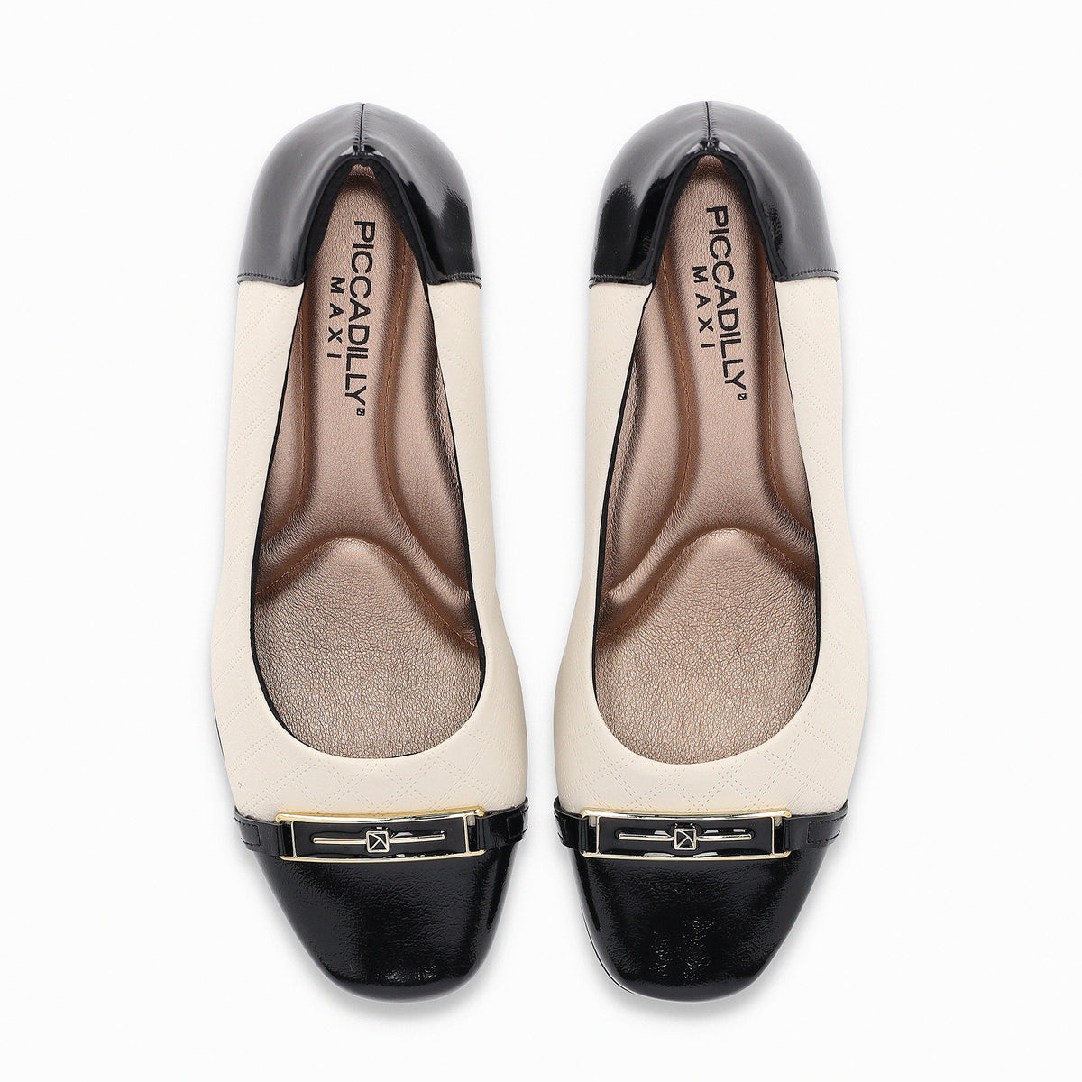 ZAPATO MAXI MUJER PICCADILLY PRETO/OFF WHITE 34400200000001