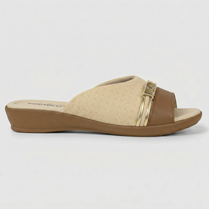SANDALIA JOANETE MUJER PICCADILLY BRULE/MASCAVO/OURO 50042500000007