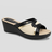 SANDALIA JOANETE MUJER PICCADILLY PRETO/OURO/OFF WHITE 54043700000001
