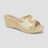 SANDALIA JOANETE MUJER PICCADILLY BRULE/OURO/OFF WHITE 54043700000009