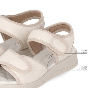 SANDALIA JOANETE MUJER PICCADILLY CASUAL MARFIM/OFF WHITE 57100300000034