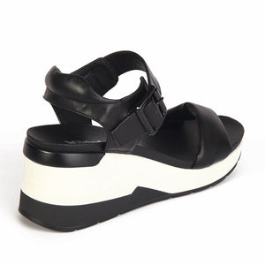 SANDALIA MUJER STHEF CASUAL NEGRO 7838