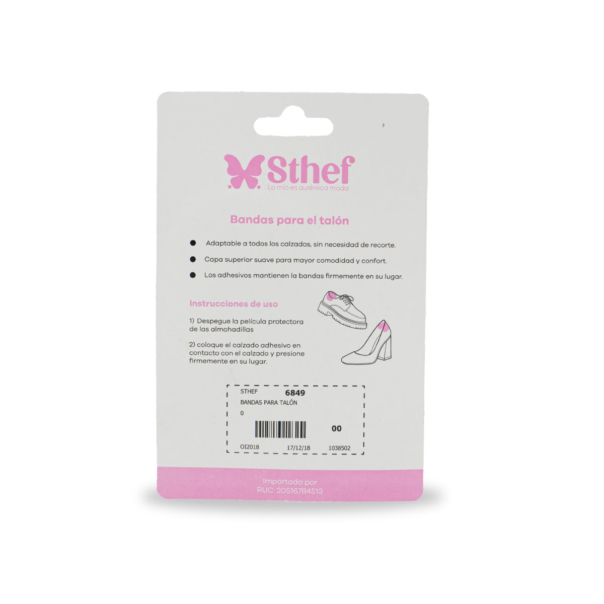 BANDAS PARA EL TALON STHEF 6849