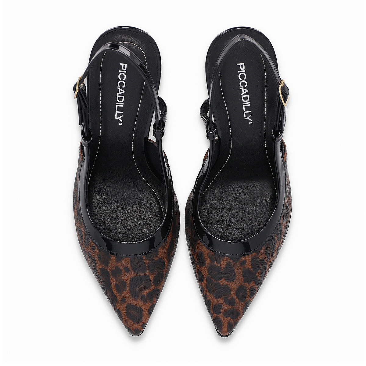 ZAPATO MUJER PICCADILLY VESTIR PRETO/CONHAQUE 74924900000001