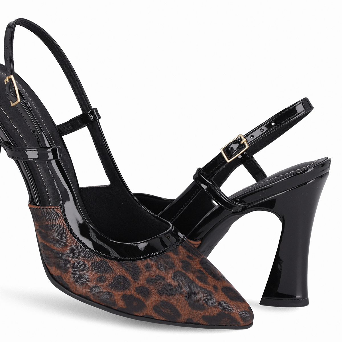ZAPATO MUJER PICCADILLY VESTIR PRETO/CONHAQUE 74924900000001