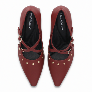 ZAPATO MUJER PICCADILLY VESTIR BURGUNDY 76402700000001