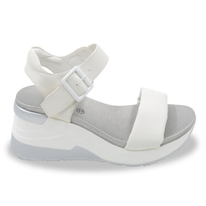 SANDALIA MUJER STHEF CASUAL BLANCO 7838