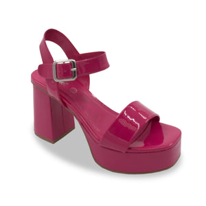 SANDALIA MUJER STHEF VESTIR FUCSIA 7899