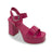 SANDALIA MUJER STHEF VESTIR FUCSIA 7899