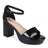 SANDALIA MUJER STHEF VESTIR NEGRO CHAROL 7906