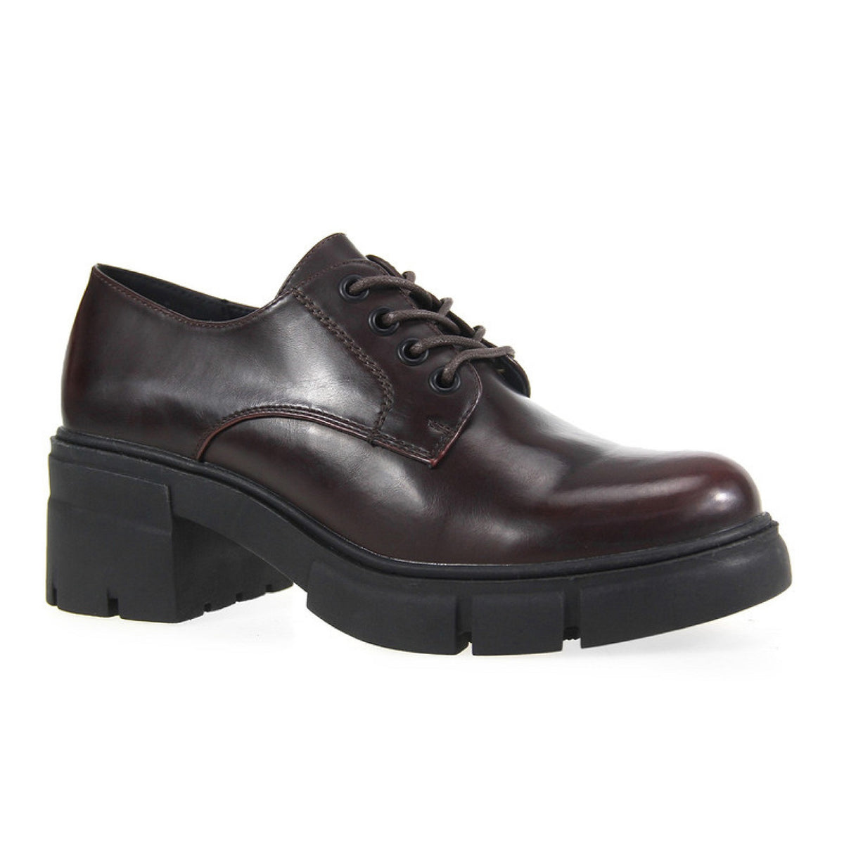 MOCASIN MUJER STHEF BURGUNDY 7950