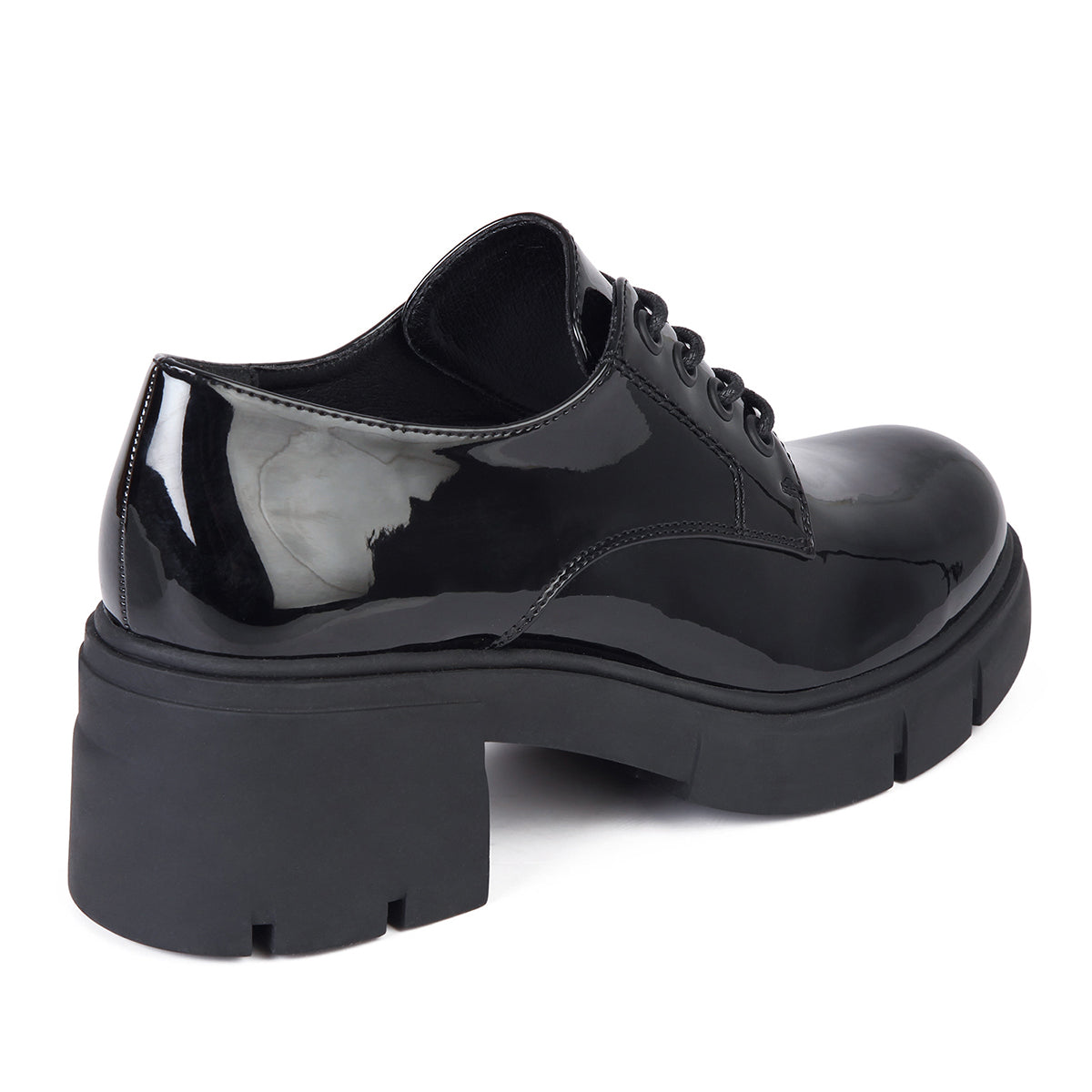 MOCASIN MUJER STHEF NEGRO CHAROL 7950