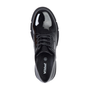 MOCASIN MUJER STHEF NEGRO CHAROL 7950