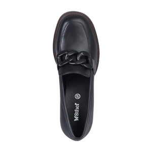 MOCASIN MUJER STHEF NEGRO 7953