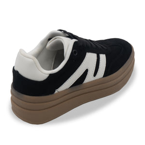 ZAPATILLA MUJER STHEF CASUAL NEGRO 7978