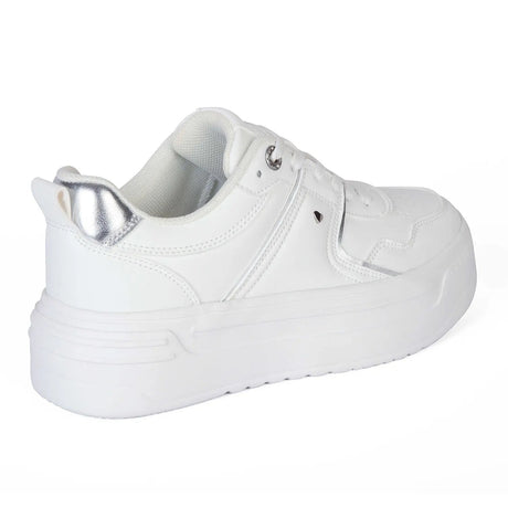 ZAPATILLA MUJER STHEF CASUAL WHITE/SILVER 7979 Sthef