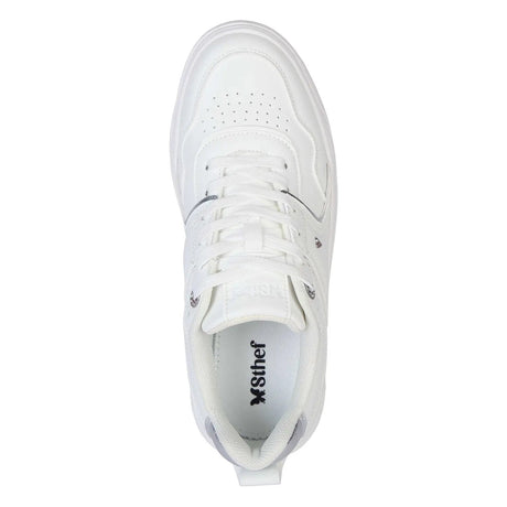 ZAPATILLA MUJER STHEF CASUAL WHITE/SILVER 7979 Sthef