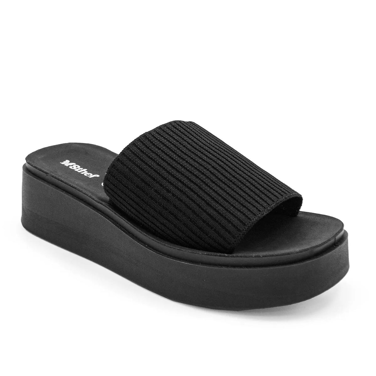 SANDALIA MUJER STHEF CASUAL NEGRO 7982-A Sthef