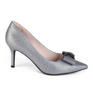 ZAPATO MUJER STHEF VESTIR PEWTER 8030