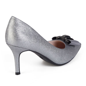 ZAPATO MUJER STHEF VESTIR PEWTER 8030