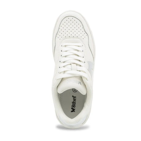 ZAPATILLA MUJER STHEF CASUAL BLANCO/PLATA 8143 Sthef