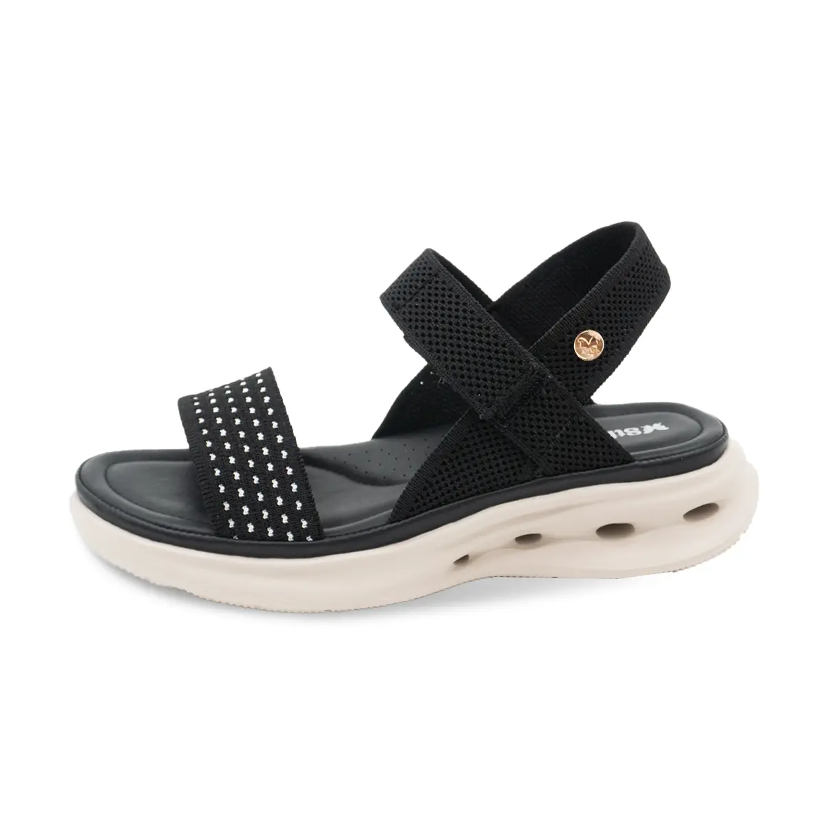 SANDALIA MUJER STHEF CASUAL NEGRO 8151 Sthef