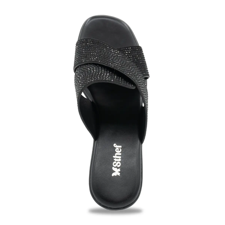 SANDALIA MUJER STHEF CASUAL NEGRO 8153 Sthef