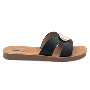 SANDALIA MUJER STHEF CASUAL NEGRO 8165