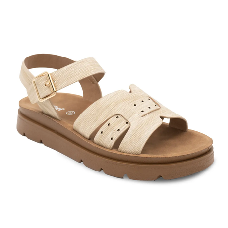 SANDALIA MUJER STHEF CASUAL DORADO 8167 Sthef