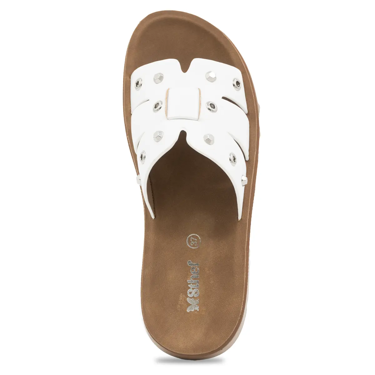 SANDALIA MUJER STHEF CASUAL BLANCO 8168 Sthef