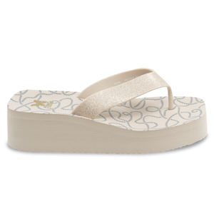 SANDALIA MUJER STHEF PLAYERA BEIGE 8205