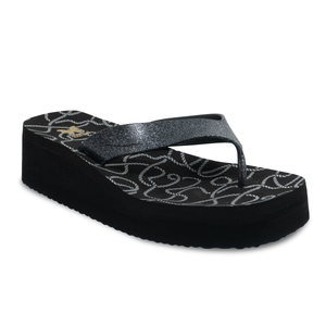SANDALIA MUJER STHEF PLAYERA NEGRO 8205