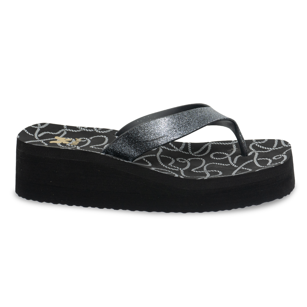 SANDALIA MUJER STHEF PLAYERA NEGRO 8205