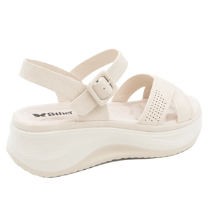 SANDALIA MUJER STHEF CASUAL BEIGE 8207 Sthef