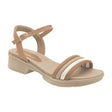 Sandalia Casual 572015 AMENDOA MARFIM OFF WHITE