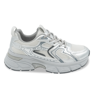ZAPATILLA MUJER STHEF CASUAL PLATA 8264