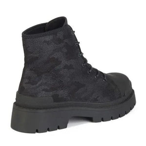 Botines Combat Mujer 7644 NEGRO-STHEF