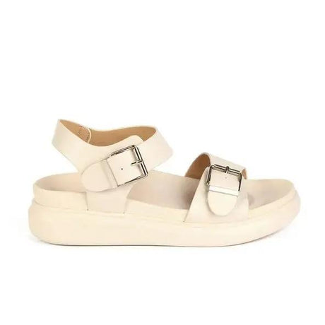 SANDALIA MUJER STHEF CASUAL OFF WHITE 7742 Sthef
