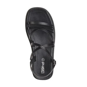 SANDALIA MUJER STHEF CASUAL NEGRO 7749 Sthef