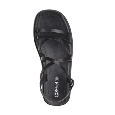 SANDALIA MUJER STHEF CASUAL NEGRO 7749 Sthef