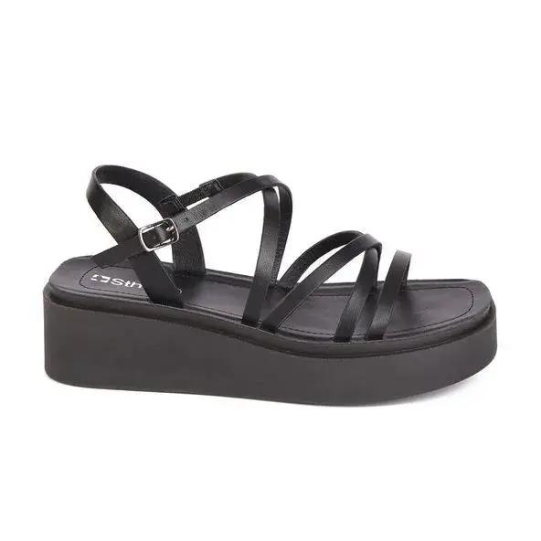 SANDALIA MUJER STHEF CASUAL NEGRO 7749 Sthef