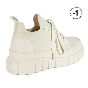 ZAPATILLA MUJER STHEF URBANA BEIGE 7561 TXTL Sthef