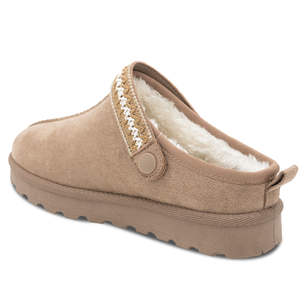 PANTUFLA MUJER STHEF TAUPE 8265