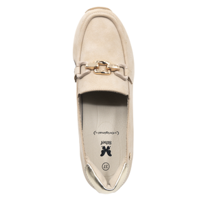 MOCASIN MUJER STHEF BEIGE 8274