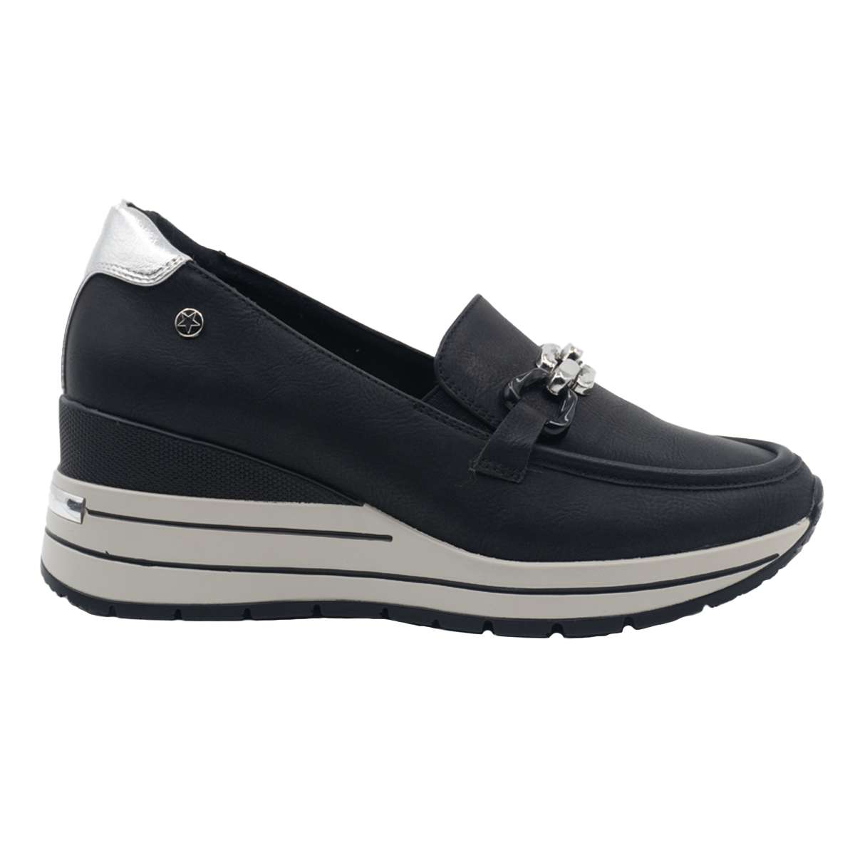 MOCASIN MUJER STHEF NEGRO 8274