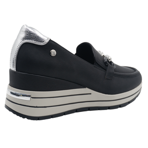 MOCASIN MUJER STHEF NEGRO 8274